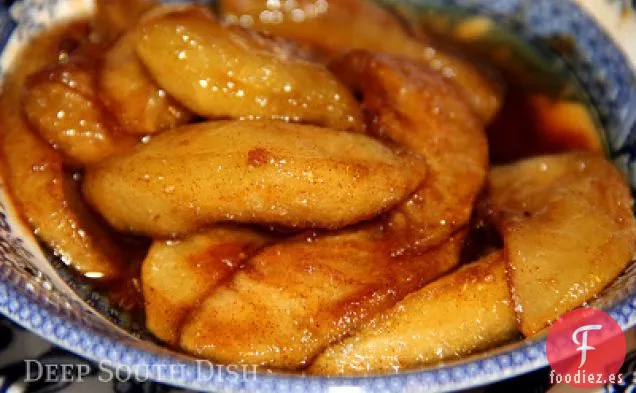 Manzanas Fritas en Sartén Sureña
