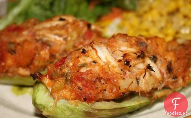 Mirlitones Rellenos de Camarones y Cangrejo