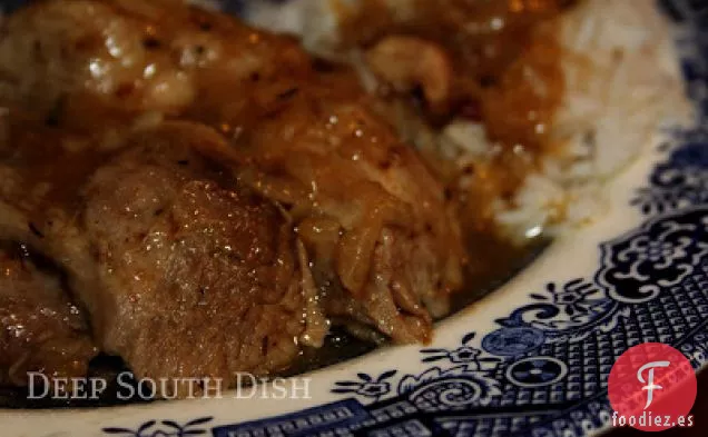Asado de Cerdo Asfixiado con Arroz