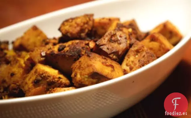 Dukkah de miel de Calabaza Asada y Tofu