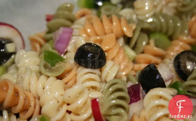 Ensalada de Pasta Rotini Italiana Tricolor