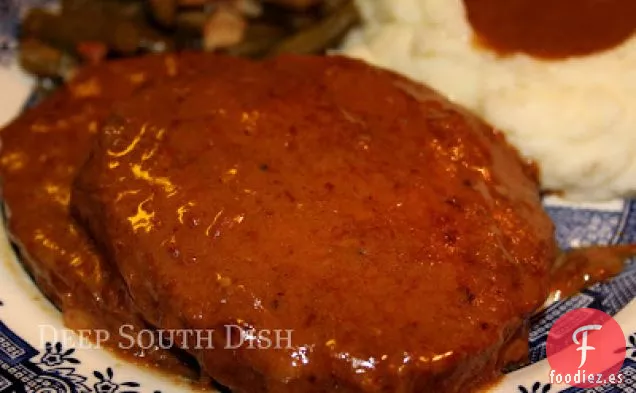 Carne y Salsa con Cebolla