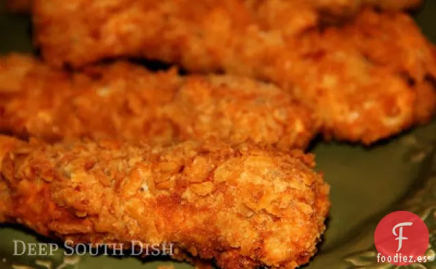 Rebanadas Crujientes de Pollo Salado