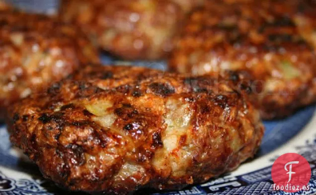 Hamburguesas Cajún de Cerdo y Camarones