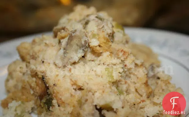 Aderezo de Pan de Maíz y Ostras del Sur (Relleno)