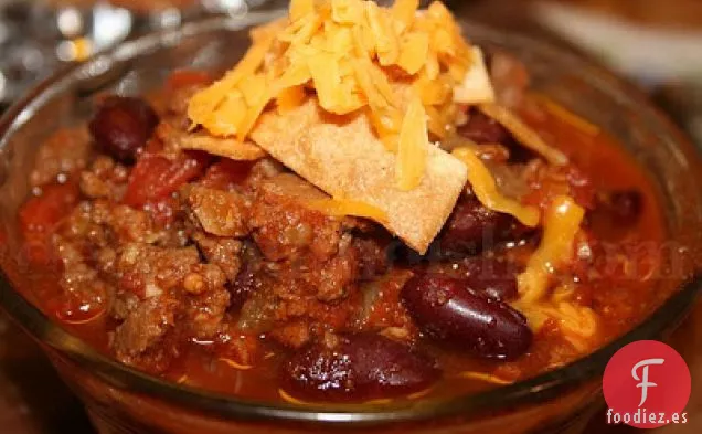 Chile de Ternera Crockpot con Frijoles