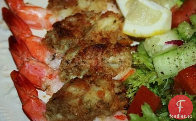 Camarones Rellenos de Cangrejo