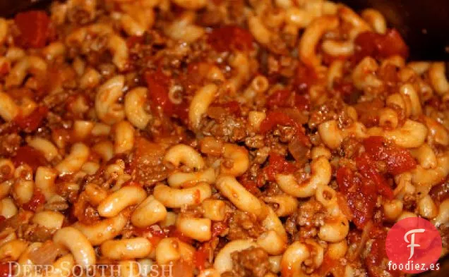 Goulash Americano de Carne Molida Básica