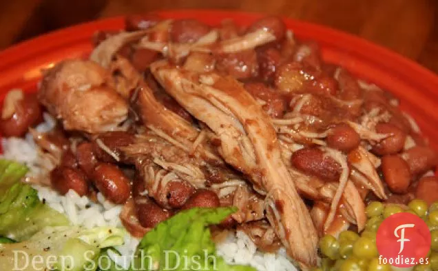 Cerdo y Frijoles de Cocción Lenta