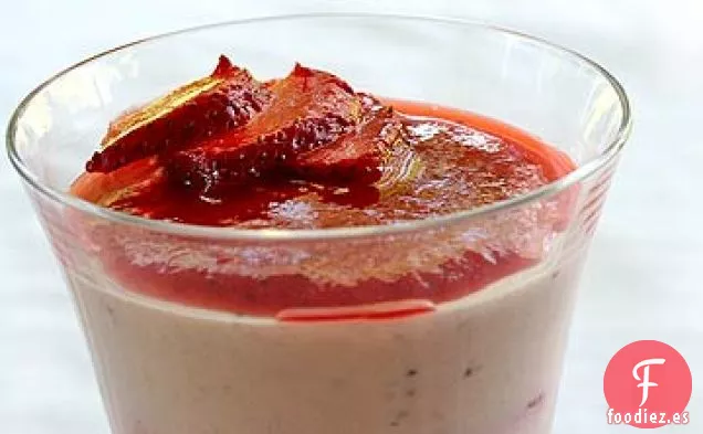 Mousse de Fresa y Chocolate Blanco
