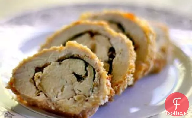 Pollo Relleno con Hierbas y Queso Boursin