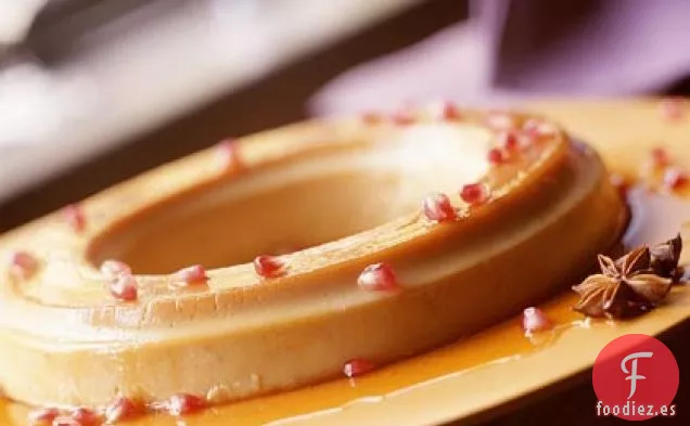 Flan De Calabaza Con Jarabe De Caramelo y Anís