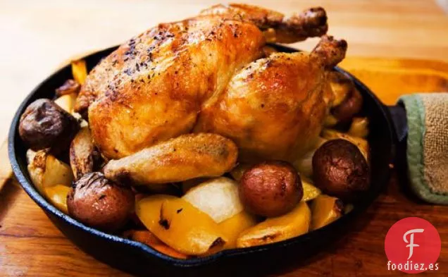 Pollo Asado con Tubérculos Keller's Skillet