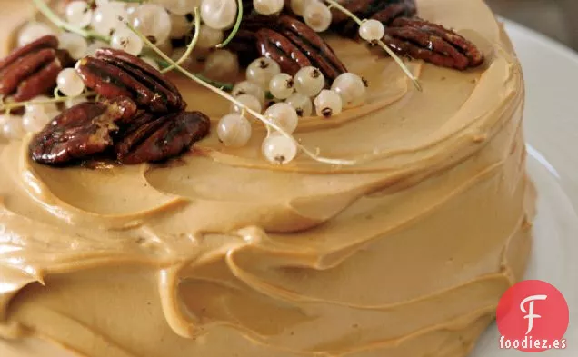 Pastel de Calabaza con Glaseado de Queso Crema de Caramelo