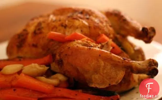Pollo Asado con Zanahorias