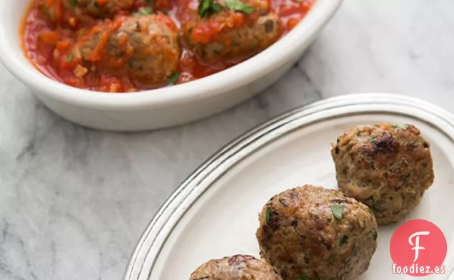 Albóndigas de Champiñones de Pavo
