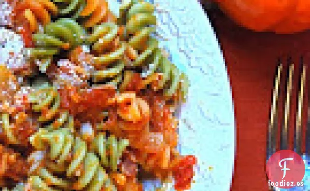 Penne Con Calabaza y Panceta