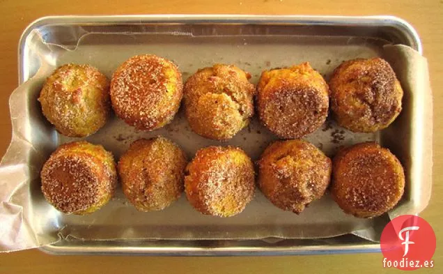 Mini Muffins de Donut de Calabaza