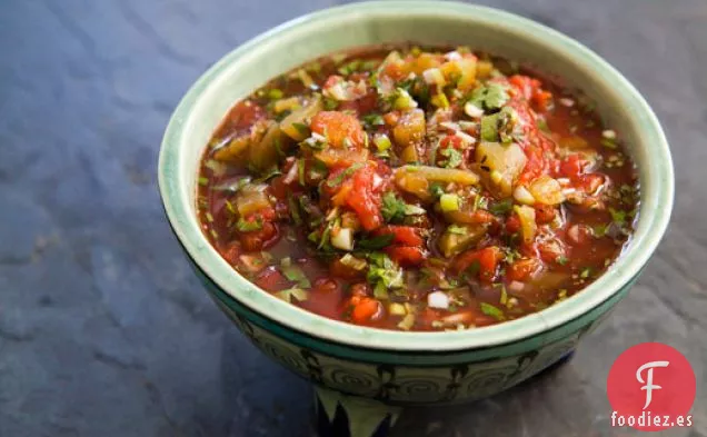 Salsa de Tomate Chile Verde Simple