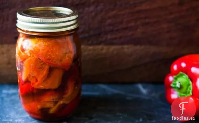 Pimientos Rojos Asados Marinados