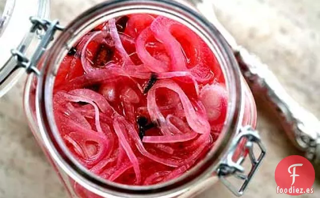 Cómo hacer Cebollas Rojas en Escabeche
