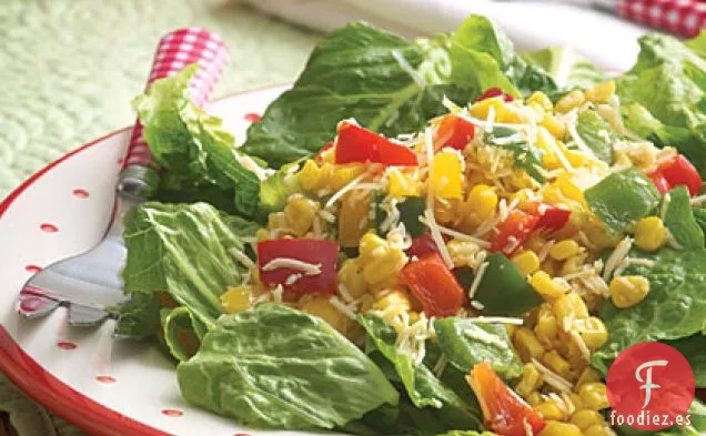 Ensalada de Maíz Tostado en Sartén