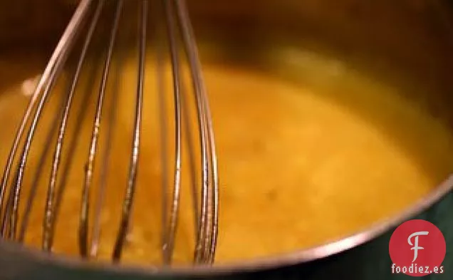 Salsa de Mantequilla de Naranja (Beurre Blanc) para Mariscos