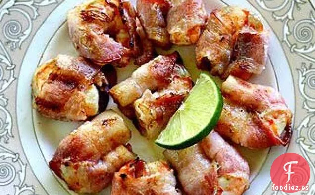Camarones Envueltos en Tocino