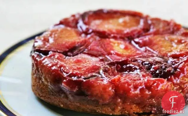 Pastel de Ciruela Al Revés