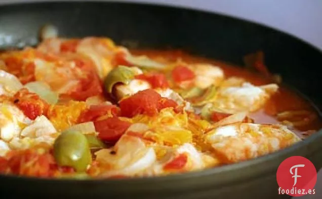 Bacalao con Tomate y Naranja