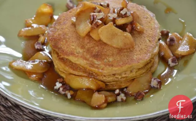 Tortitas De Calabaza Con Manzanas Salteadas