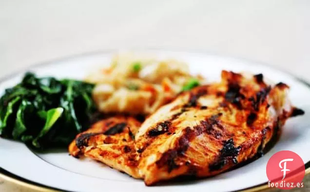 Pechugas de Pollo A La Parrilla con Especias Marroquíes