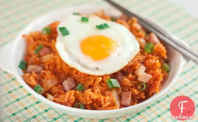Arroz Frito con Kimchi y Gammon