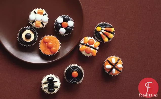 Mini Cupcakes de Calabaza de Halloween
