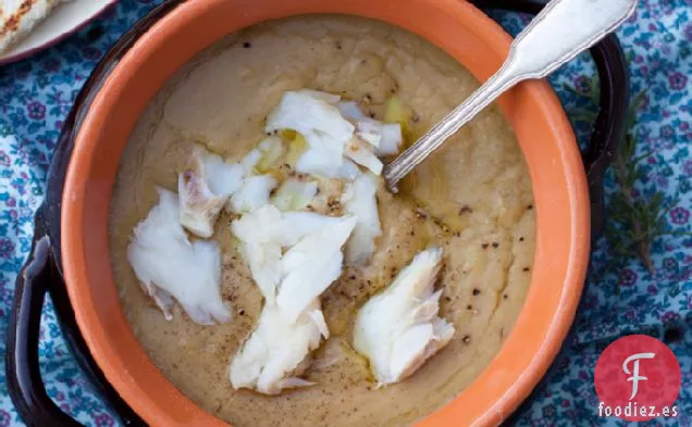 Puré De Garbanzos Con Bacalao