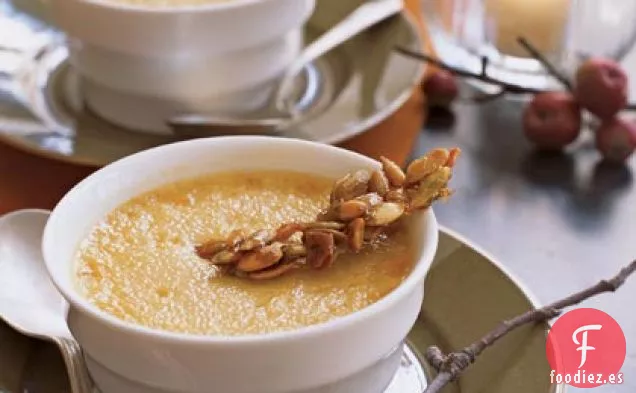 Potes de crema de Calabaza Chai