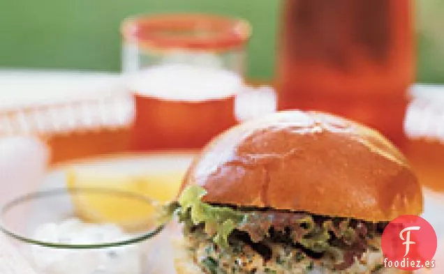 Hamburguesas De Camarones Y Bacalao