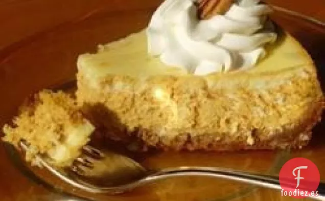 Tarta de Queso de Calabaza Jaspeada