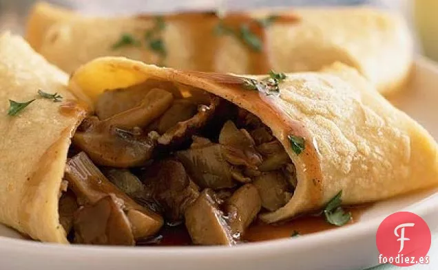 Crepes de Setas Chasseur