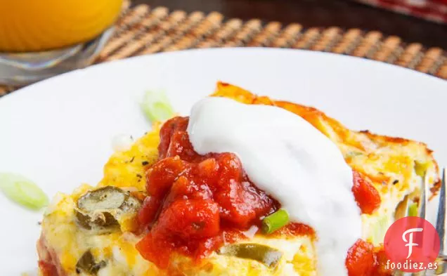 Cazuela de Huevo con Jamón y Queso