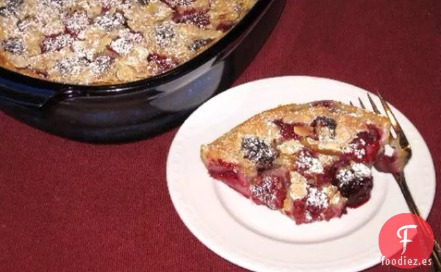 Clafouti de Almendra con Doble Delicia de Bayas