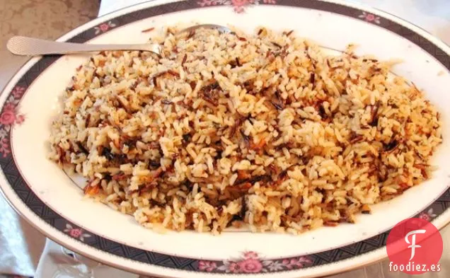 Pilaf de Arroz Salvaje de Castañas