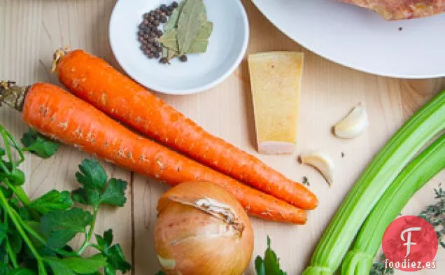 Caldo de Jamón (y Cómo cocinar un Jamón Ahumado y Curado de Picnic)