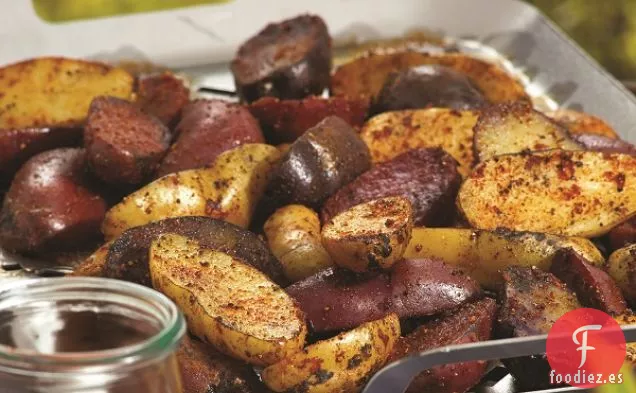 Patatas al Horno a la Parrilla con Salsa de Espuelas Saladas