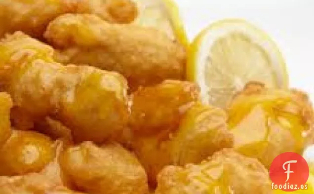 Pollo Con Costra de Gofres de Miel