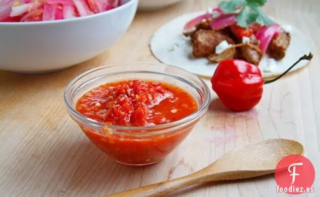 Salsa de Habanero Asado