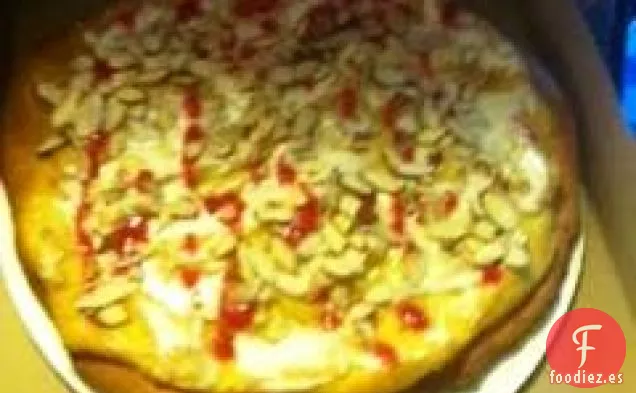Pizza de Postre de Hojaldre de Almendras