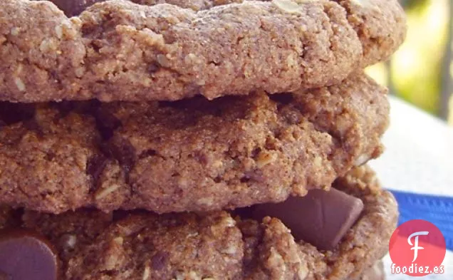 Galletas con Chispas de Chocolate de Mezquite