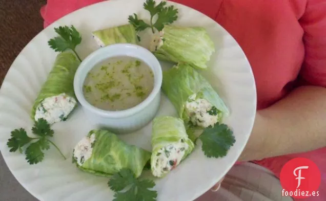 Envolturas Cremosas de Lechuga de Cangrejo
