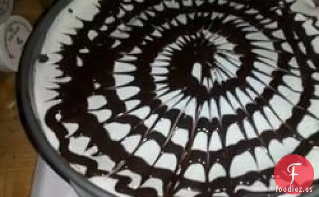 Tarta de Queso de Calabaza con Telaraña